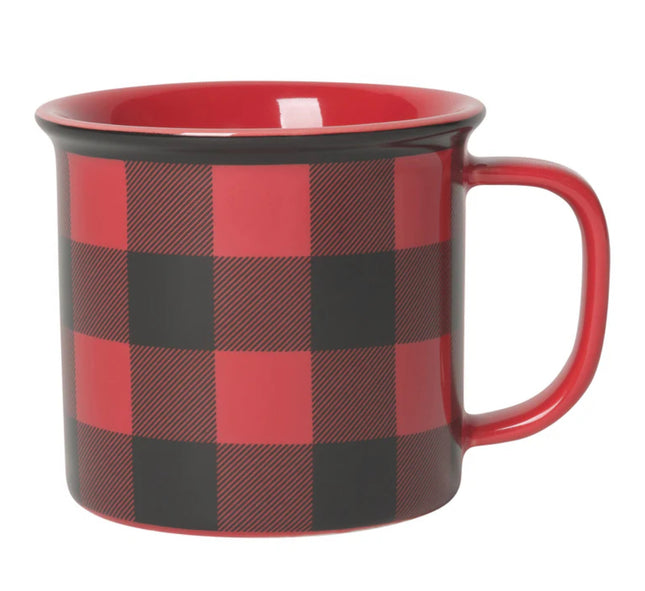 Now Designs Heritage Mug 12 oz Stoneware Buffalo Check