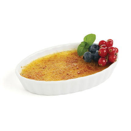 Dish Creme Brulee Oval Ramekin
