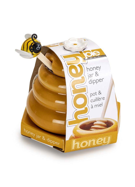 Honey Jar And Dipper Set
