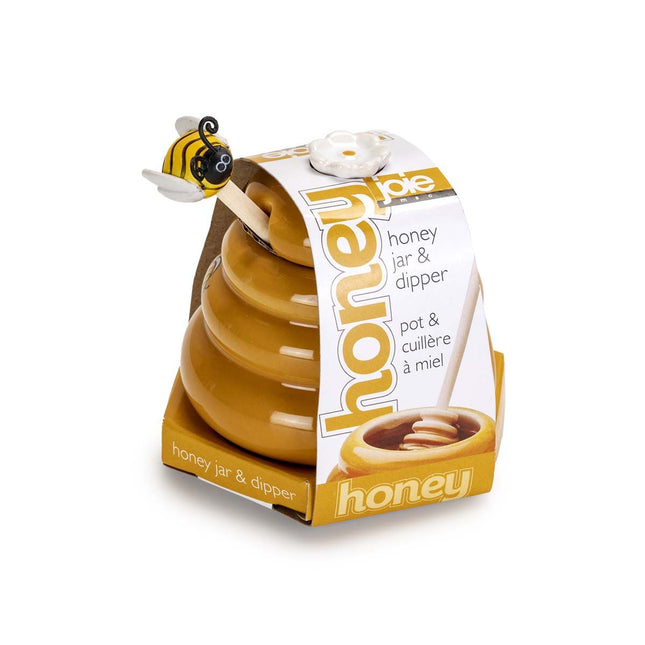 Honey Jar And Dipper Set