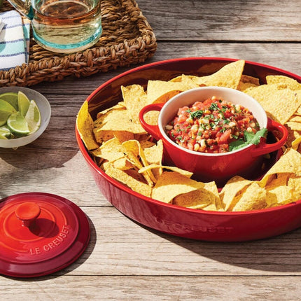 Oval Chip and Dip Platter 13 In
