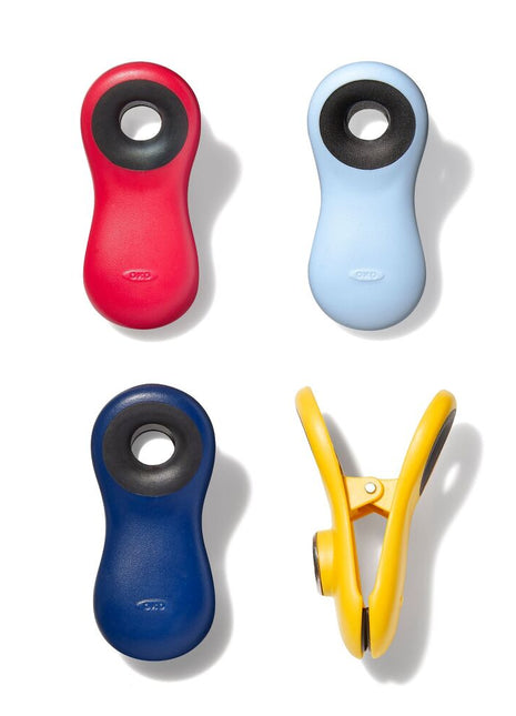 Magnetic Clips 4 pk Assort Colors