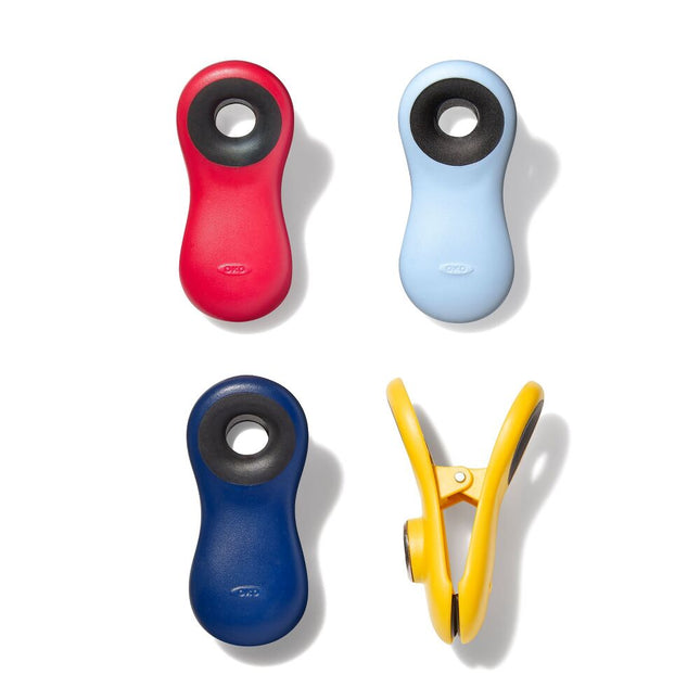 Magnetic Clips 4 pk Assort Colors