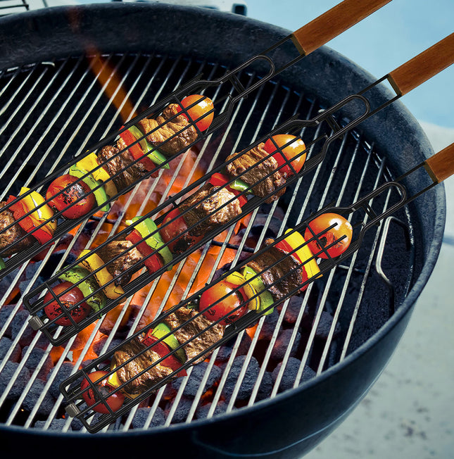 NS Grilling Kabob Baskets Set Of 4