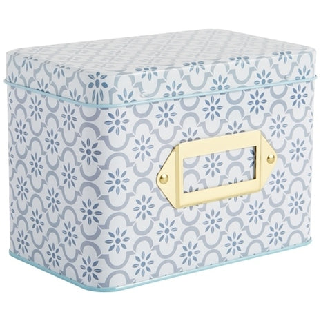 Tin Recipe Box