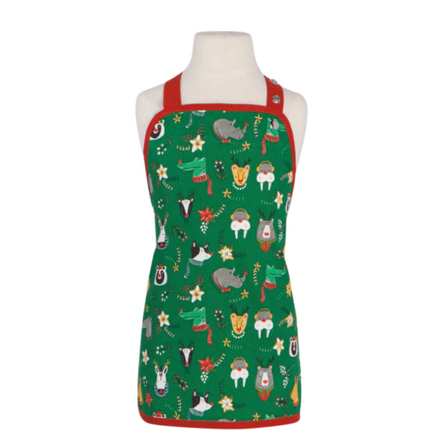 Now Designs Holiday Kids Apron Rudolph Imposter DC
