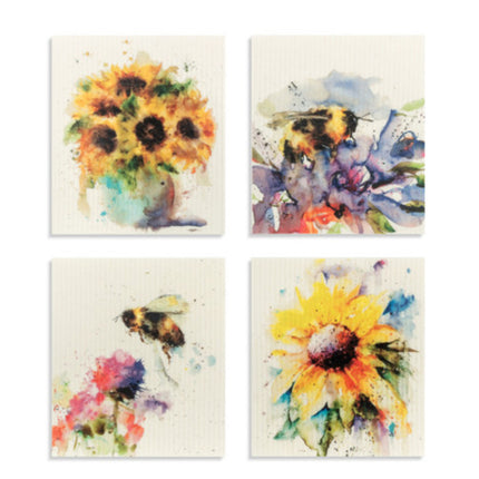Swedish Dish Cloth Crouser Sunflower Single