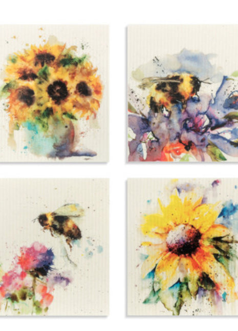Swedish Dish Cloth Crouser Sunflower Single