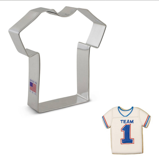 Carded Novelty Shape Cookie Cutter Sports Jersey