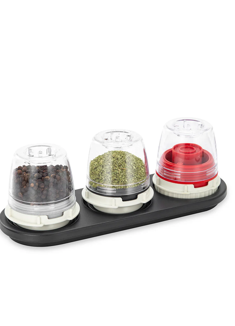 Trio Black Rounded Tray 3 Pods