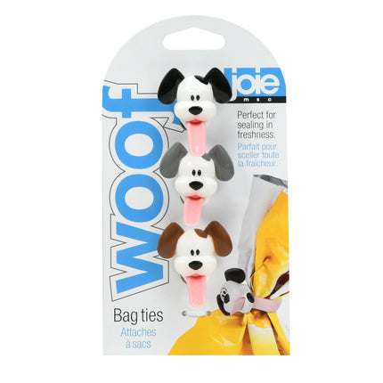 Woof Bag Ties, Set Of 3
