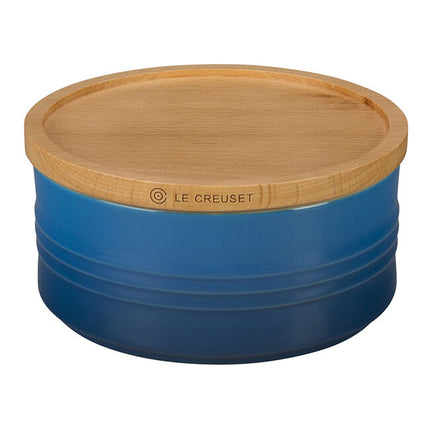 Canister w/ Wood Lid 23 Oz