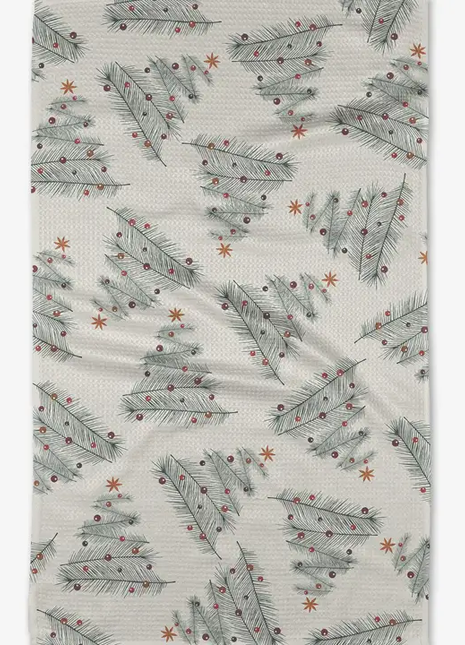 Geometry Tea Towel Classy Christmas
