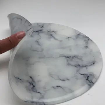 White Marble 8in Trivet