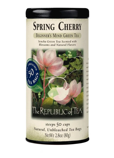 Republic of Tea Classic Green Tea Spring Cherry