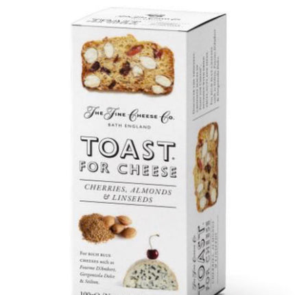 Toast for Cheese Cherries Almonds & Linseeds