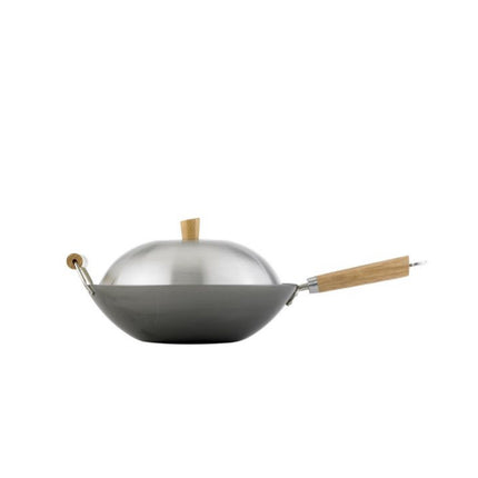 Carbon Steel Wok Set 14in 4 Pc Set