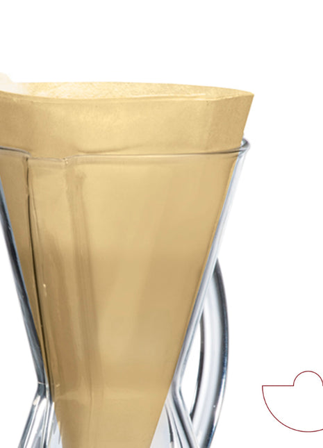 13in Natural Halfmoon Filter Circle (pint)