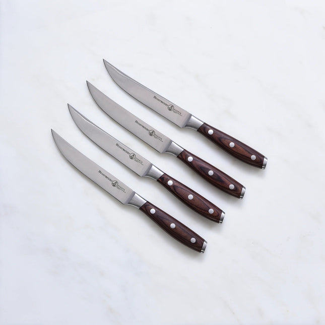 Avanta Fine Edge Steak Knife Set/4 Pakkawood