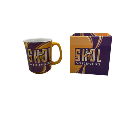 14 oz Ceramic Cup w/ Box Minnesota Vikings
