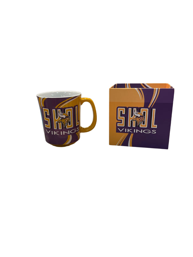 14 oz Ceramic Cup w/ Box Minnesota Vikings
