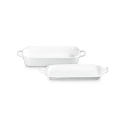 Shallow Rectangular Dish w/ Platter Lid 3 Qt