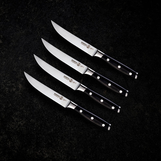 Avanta Fine Edge Steak Knife Set/4 Pom