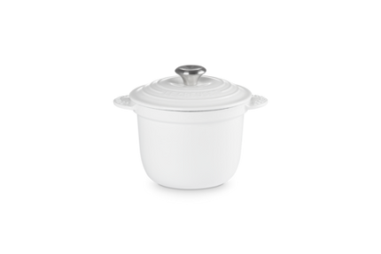 Traditional Round Rice Pot 2.25Qt White Signature