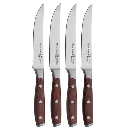 Avanta Fine Edge Steak Knife Set/4 Pakkawood