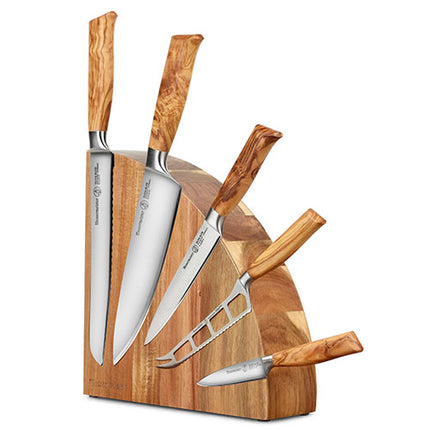 Oliva Elite 6 Pc Magnet Block Knife Set