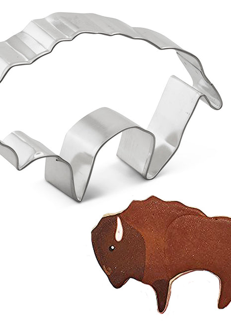 Loose Novelty Shape Cookie Cutter Buffalo Bison