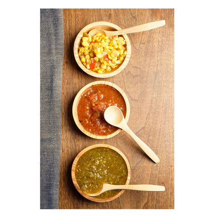 Bamboo Condiment Spoon Single