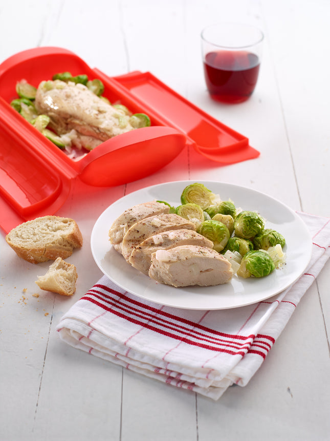 Steam Case w/ Tray Red DC