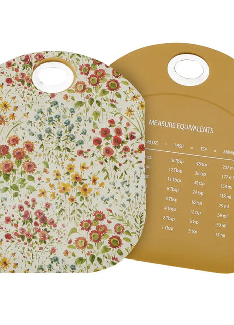 Fall Wildflowers Bowl Scraper
