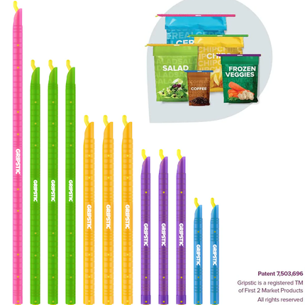 12 Pk Gripstic Assorted