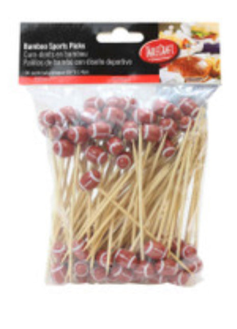 Decorative Sport Pick Pk Of 100 Football