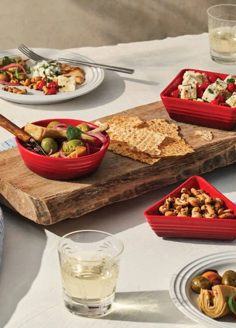 Tapas Dishes Set of 3 Cerise