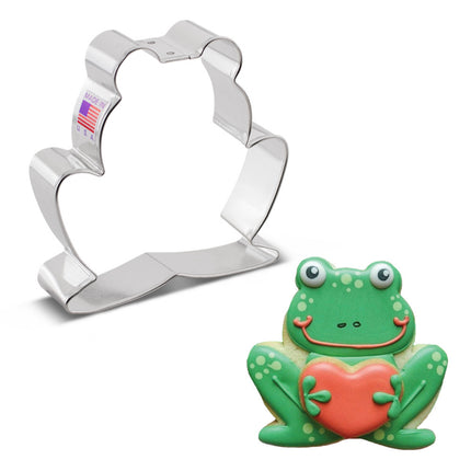 Carded Animal Shape Cookie Cutter Frog