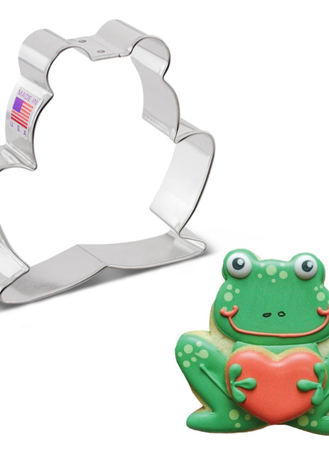 Carded Animal Shape Cookie Cutter Frog