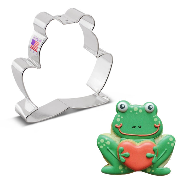 Carded Animal Shape Cookie Cutter Frog