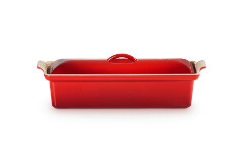 Traditional Rectangular Terrine 2Qt Cerise