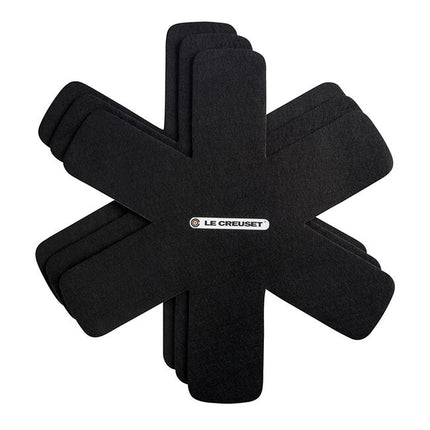Felt Pan Protector Set Of 3 Black