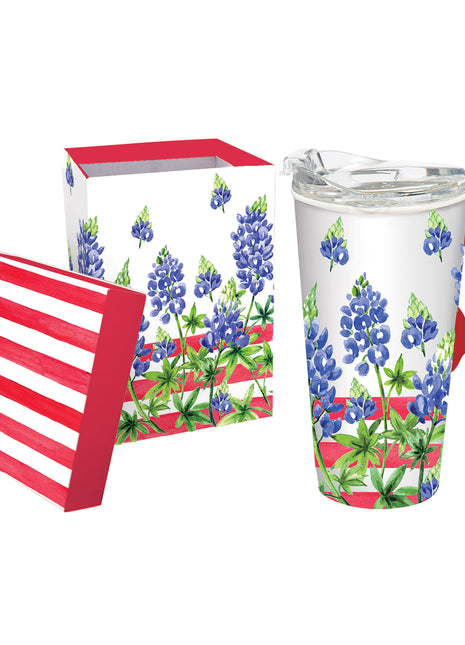 Ceramic Travel Cup Americana Garden 17oz