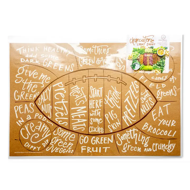 Charcuterie Cheat Sheet Football