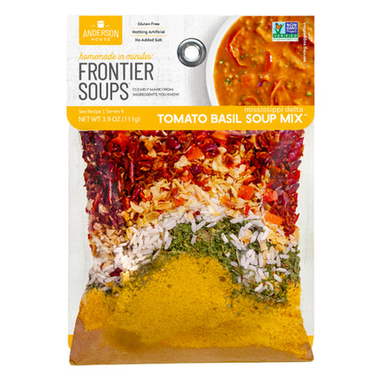 Mississippi Delta Tomato Basil Soup mix (Vegetarian)