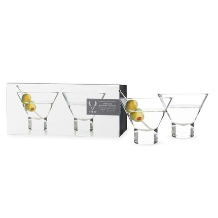StemleSS Martini Glasses Set Of 2
