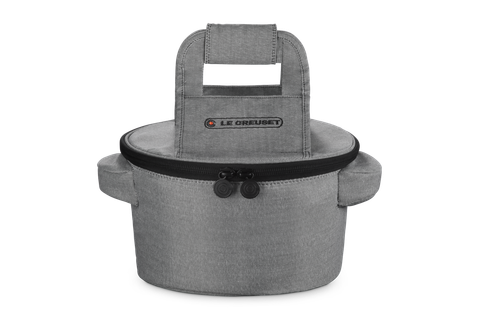 Round Dutch Oven Tote Bag Noir