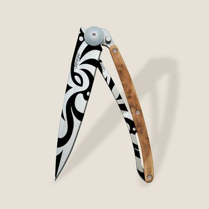37G Knife Juniper Wood/Tribal