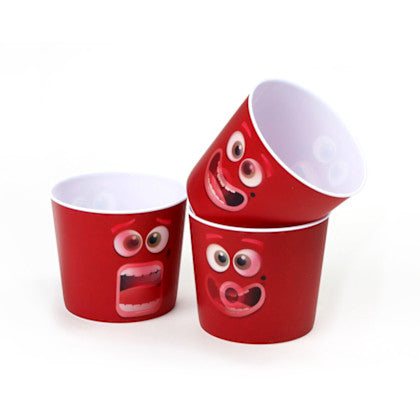 Animated Face Popcorn Tub