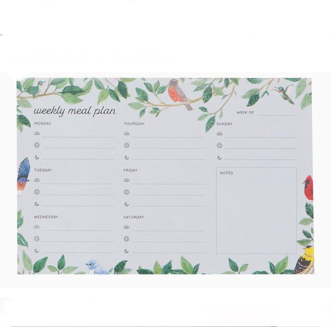 Now Designs Weekly Meal Planners Birdsong DC